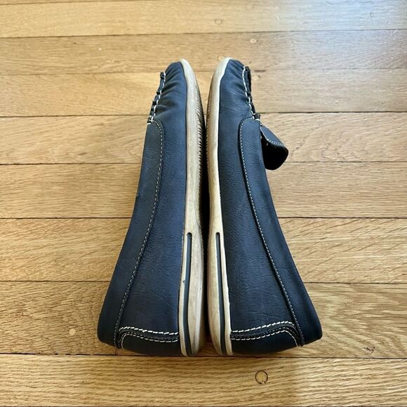 BareTraps | fyona moccasins in navy - Picture 2 of 5